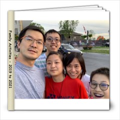 Family Activities 2019 to 2021 - 8x8 Photo Book (20 pages)