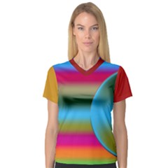 V-Neck Sport Mesh T-Shirt