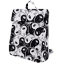 Hippyverese Alien Ying Yang Flap Top Backpack View1