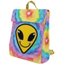 Hippyverse Alien Happyface Flap Top Backpack View1
