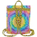 Hippyverse Alien Happyface Flap Top Backpack View3
