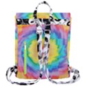 Hippyverse Alien Ying Yang Flap Top Backpack View3