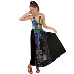 Backless Maxi Beach Dress