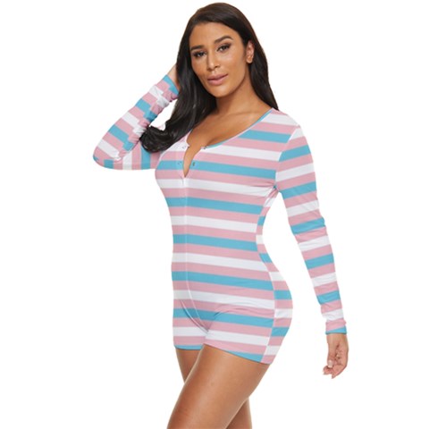 Long Sleeve Boyleg Swimsuit 