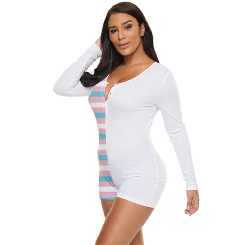 Long Sleeve Boyleg Swimsuit 