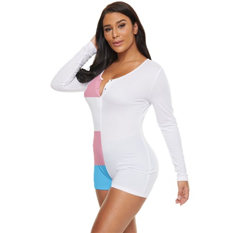 Long Sleeve Boyleg Swimsuit 