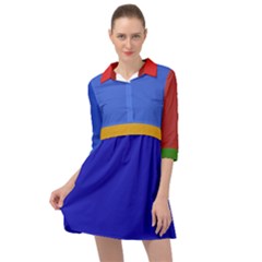 Hard Times Dress - Mini Skater Shirt Dress