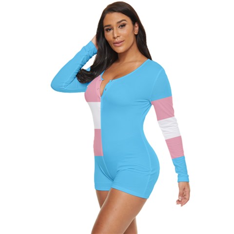 Long Sleeve Boyleg Swimsuit 