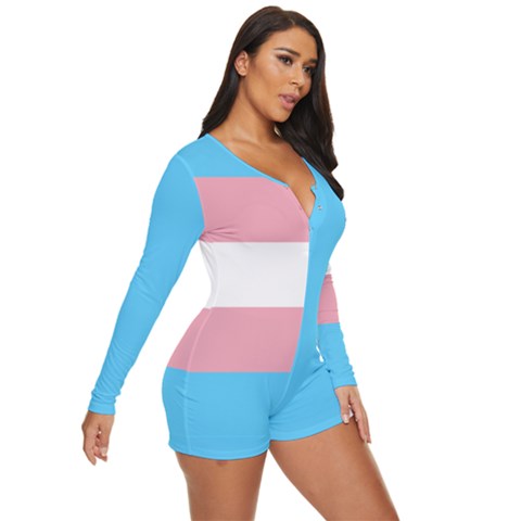 Long Sleeve Boyleg Swimsuit 