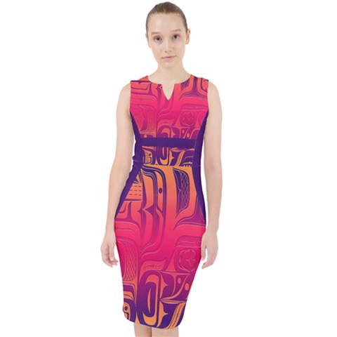 Midi Bodycon Dress 