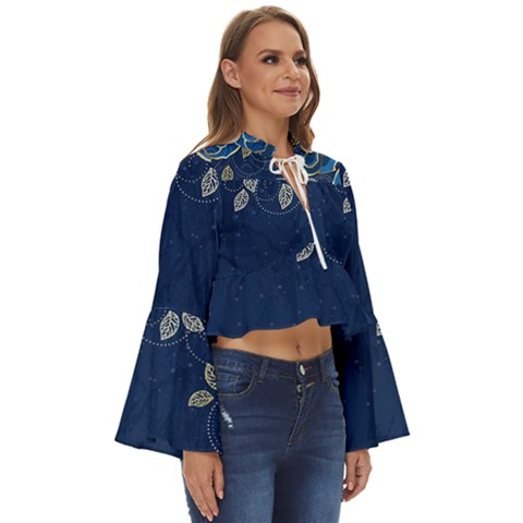 Boho Long Bell Sleeve Top 