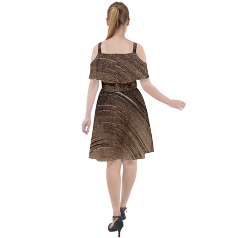 Cut Out Shoulders Dress 