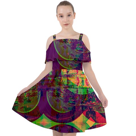 Cut Out Shoulders Dress 