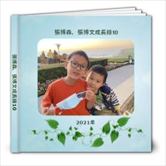 张博森张博文成长录 10 - 8x8 Photo Book (20 pages)