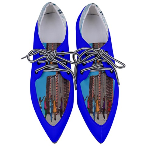 Women s Pointed Oxford Shoes 