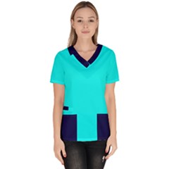 Women s V-Neck Scrub Top