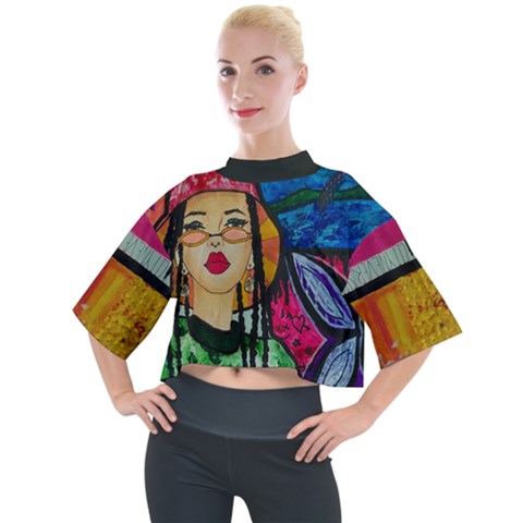 Mock Neck T-Shirt 