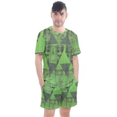 Men s Mesh T-Shirt and Shorts Set