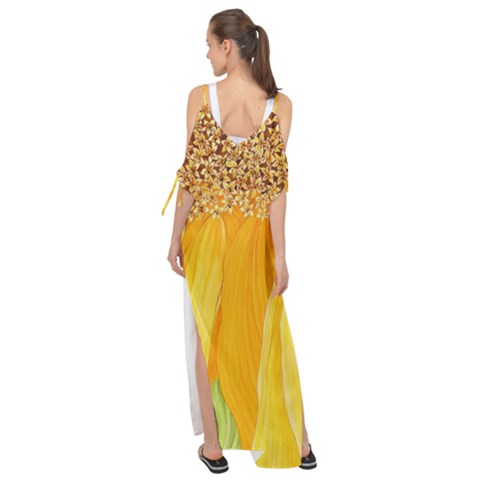 Maxi Chiffon Cover Up Dress 