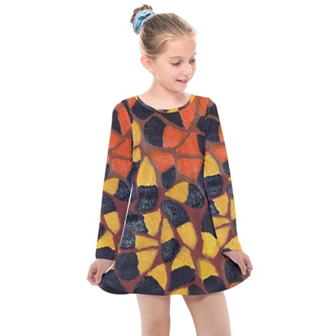 Kids  Long Sleeve Dress 