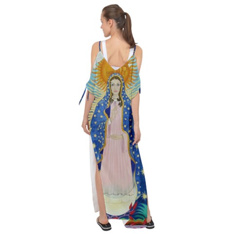 Maxi Chiffon Cover Up Dress 