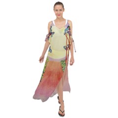 chiffon cover-up dress - coyote moon - Maxi Chiffon Cover Up Dress