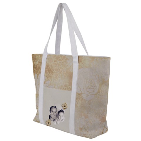 Zip Up Canvas Bag 