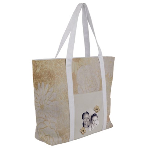 Zip Up Canvas Bag 