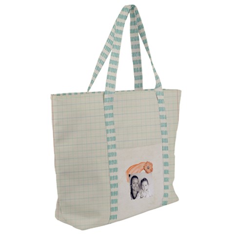Zip Up Canvas Bag 