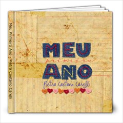 Meu Primeiro Ano - Pietra - 8x8 Photo Book (30 pages)