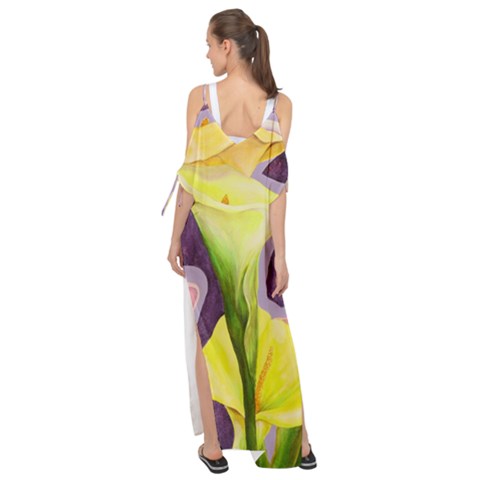 Maxi Chiffon Cover Up Dress 