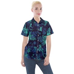 Hawaiian Glow Womens - Women s Short Sleeve Pocket Shirt