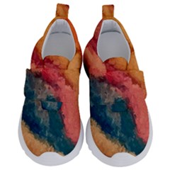 Watercolor Sunset by Adrianna - Kids  Velcro No Lace Shoes
