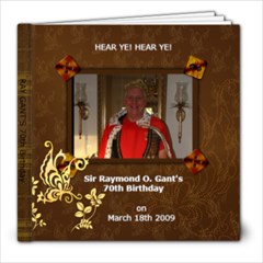 DAD 70th Birthday - 8x8 Photo Book (20 pages)