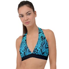 Halter Plunge Bikini Top