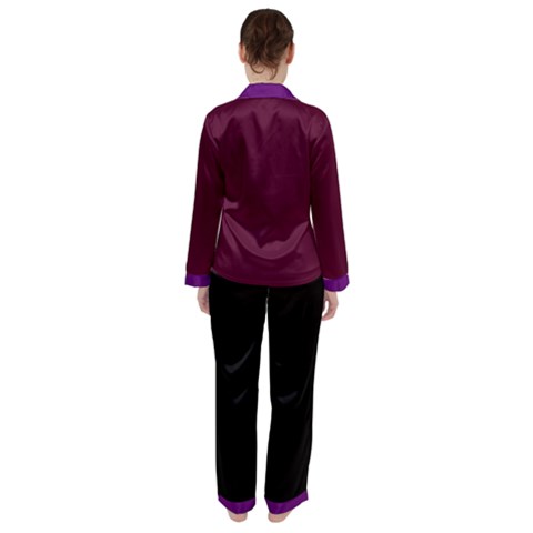 Women s Long Sleeve Satin Pajamas Set 