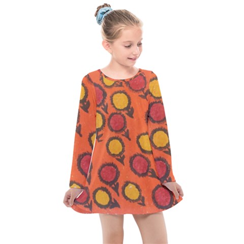 Kids  Long Sleeve Dress 