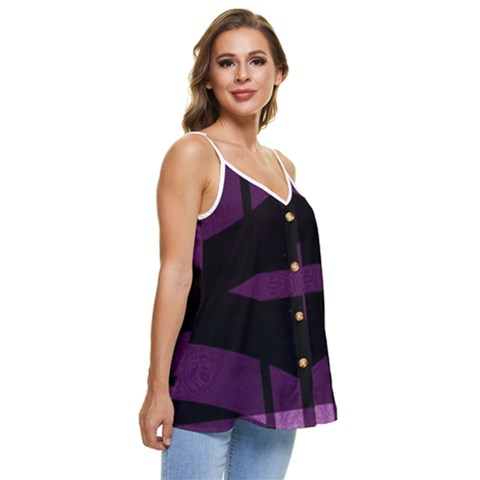 Casual Spaghetti Strap Chiffon Top 