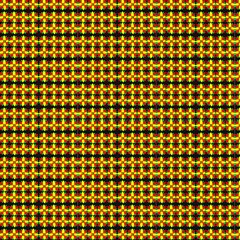 Rasta Color Flower Fabric