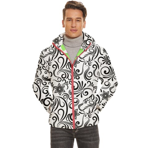 Men s Hooded Quilted Jacket 