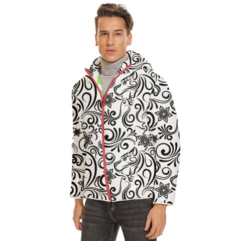 Men s Hooded Quilted Jacket 