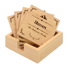 Bamboo Coaster Set 