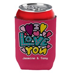 Personalized I LOVE U - Can Cooler