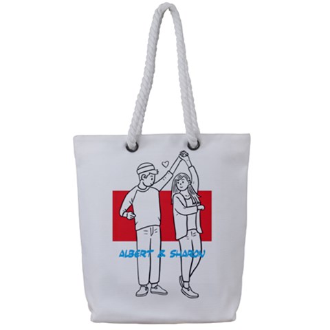 Full Print Rope Handle Tote (Small) 