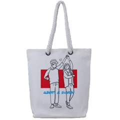 ColorfulCouple - Full Print Rope Handle Tote (Small)