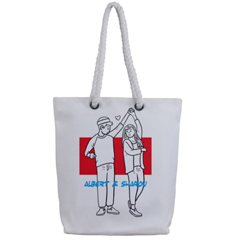 Full Print Rope Handle Tote (Small) 