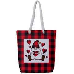 Mini Guy - Full Print Rope Handle Tote (Small)