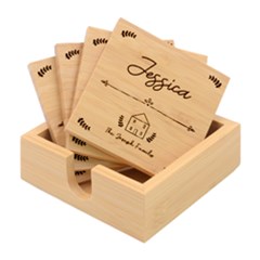 Bamboo Coaster Set 