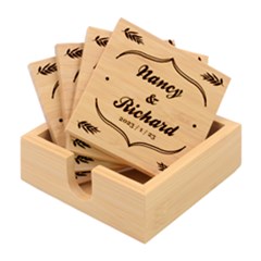 Bamboo Coaster Set 