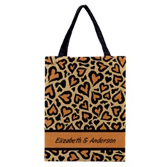 Personalized Leopard Skin Pattern - Classic Tote Bag Personalized Leopard Skin Pattern - Classic Tote Bag